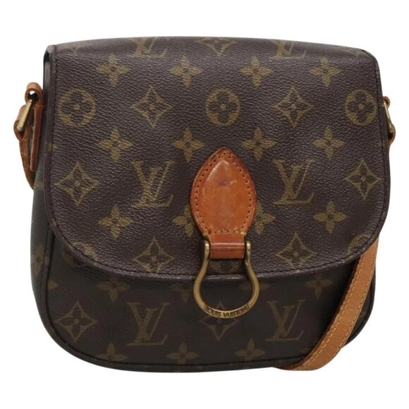 LOUIS VUITTON Monogram Saint Cloud MM Shoulder Bag M51243 LV Auth BA5062 - Picture 1 of 16